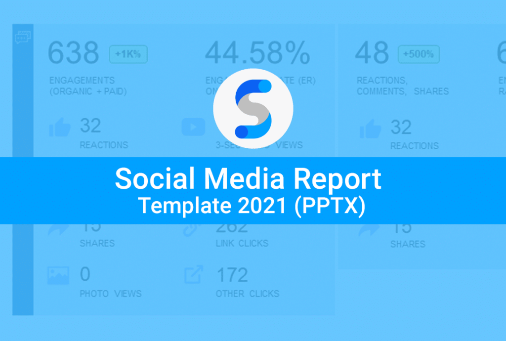 social media report template 2021