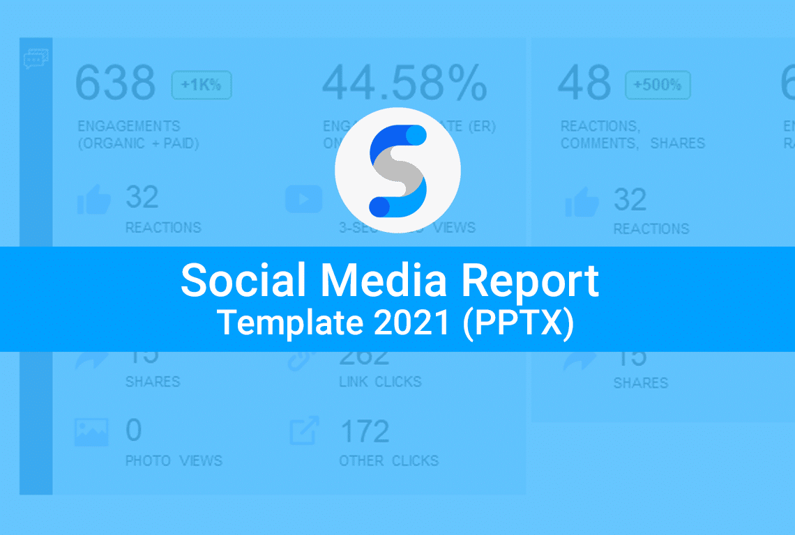 social media report template 2021