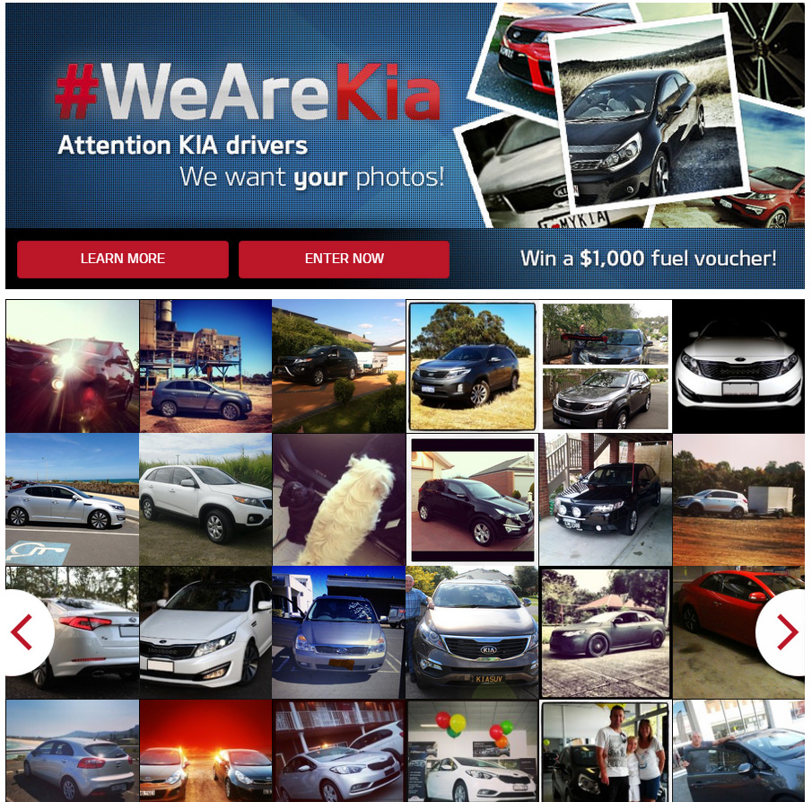 #WeAreKia #WeAreKia Facebook hashtag campaign