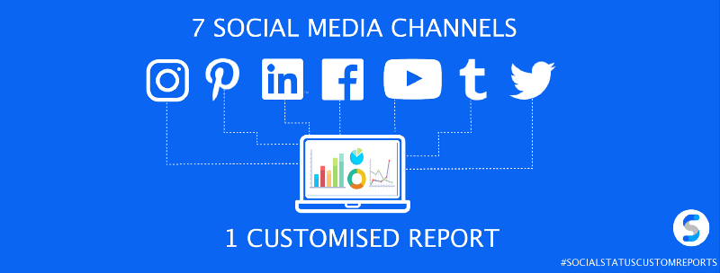 7 Social Media Channels, 1 Customised Report