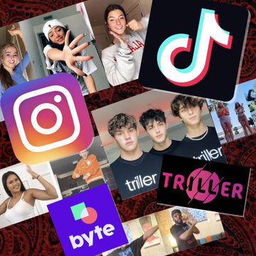 Instagram TikTok Triller Byte
